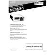 SONY PCM-F1 Instrukcja Obsługi