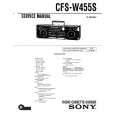 SONY CFS-W455S Instrukcja Serwisowa
