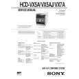 SONY HCDVX7A Instrukcja Serwisowa