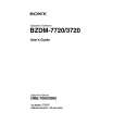 SONY BZDM-3720 Instrukcja Obsługi