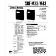 SONY SRF-M43 Instrukcja Serwisowa