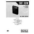 SONY SRF30W Instrukcja Serwisowa