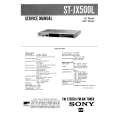 SONY STJX500L Instrukcja Serwisowa