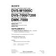SONY DVS-7200 Instrukcja Serwisowa