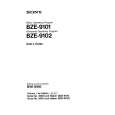 SONY BZE-9101 Instrukcja Obsługi