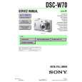SONY DSC-W70 LEVEL3 Instrukcja Serwisowa
