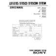 SONY LBTD705CD Katalog Części