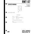 SONY RMT-D7 Instrukcja Serwisowa
