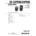SONY SS-CHPR90 Instrukcja Serwisowa