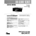 SONY XR6380 Instrukcja Serwisowa
