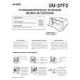 SONY SU27F2 Instrukcja Obsługi
