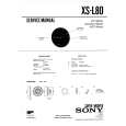 SONY XSL80 Instrukcja Serwisowa