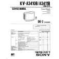 SONY KVA3411B Instrukcja Serwisowa