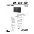 SONY WMEX510 Instrukcja Serwisowa