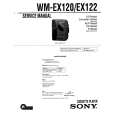 SONY WM-EX122 Instrukcja Serwisowa