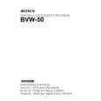 SONY BVW-50 VOLUME 2 Instrukcja Serwisowa