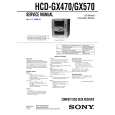 SONY HCD-GX570 Instrukcja Serwisowa