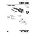 SONY ECMV3000 Instrukcja Serwisowa