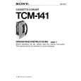SONY TCM-141 Instrukcja Obsługi
