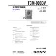 SONY TCM900DV Instrukcja Serwisowa