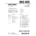 SONY MHCWX5 Instrukcja Serwisowa