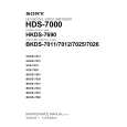 SONY HDS-7000 Instrukcja Serwisowa