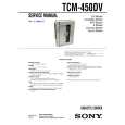 SONY TCM450DV Instrukcja Serwisowa