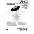 SONY SPK-FX1 Instrukcja Serwisowa