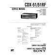 SONY CDX51/RF Instrukcja Serwisowa