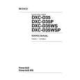SONY DXCD35WSP VOLUME 1 Instrukcja Serwisowa