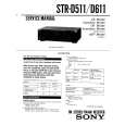 SONY STR-D611 Instrukcja Serwisowa