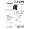 SONY HCD-GSX75 Instrukcja Serwisowa