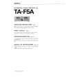 SONY TA-F5A Instrukcja Obsługi