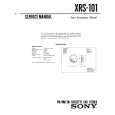 SONY XRS101 Instrukcja Serwisowa