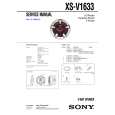 SONY XSV1633 Instrukcja Serwisowa