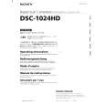 SONY DSC-1024HD Instrukcja Obsługi