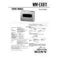 SONY WM-EX811 Instrukcja Serwisowa