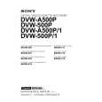 SONY DVW-A500P/1 Instrukcja Serwisowa