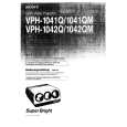 SONY VPH-1041QM Instrukcja Obsługi