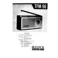 SONY TFM-96 Instrukcja Serwisowa