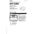 SONY ICF-C303 Instrukcja Obsługi
