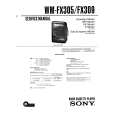SONY WM-FX305 Instrukcja Serwisowa