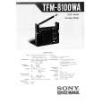 SONY TFM-8100WA Instrukcja Serwisowa