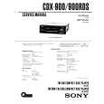 SONY CDX900/RDS Instrukcja Serwisowa