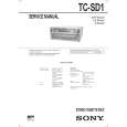SONY TCSD1 Instrukcja Serwisowa