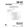 SONY CDP407 Instrukcja Serwisowa