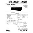 SONY STR-AV270X Instrukcja Serwisowa