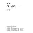 SONY CNU-700 Instrukcja Serwisowa