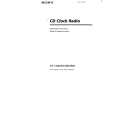SONY ICF-CD820 Instrukcja Obsługi
