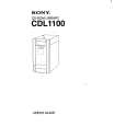 SONY CDL-1100 Podręcznik Użytkownika